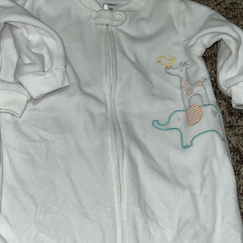Boys, girls newborn sleep sacks Carter's White Baby Sleep Sack‎